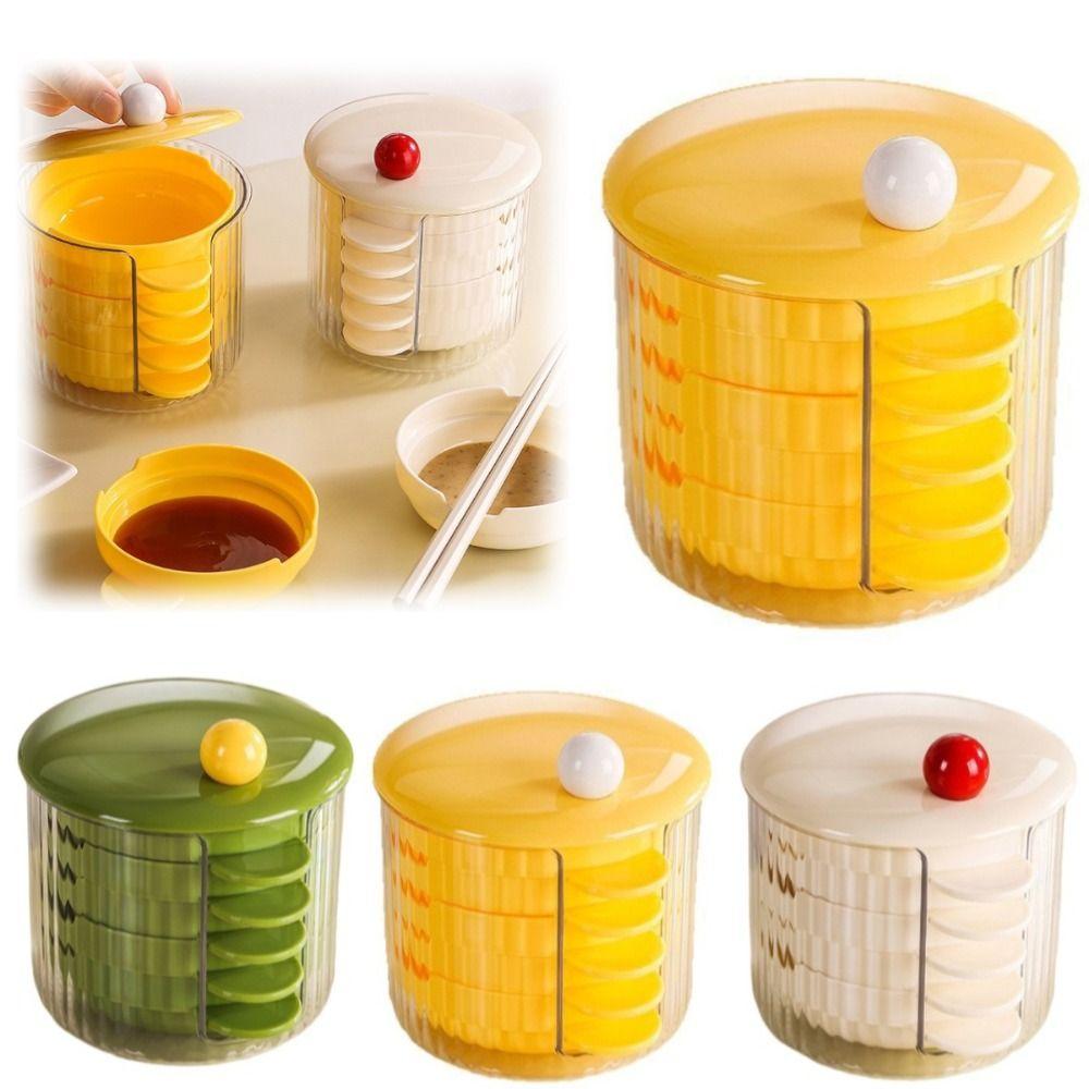 Dustproof Mini Sauce Dish Set Creative Food Container Set Food Sauce Dish Spit Bone Dish  Kitchen