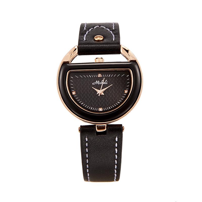 Fashion Trend Cowhide Strap Women'S Watch Retro Temperament Versatile Waterproof Watch Women