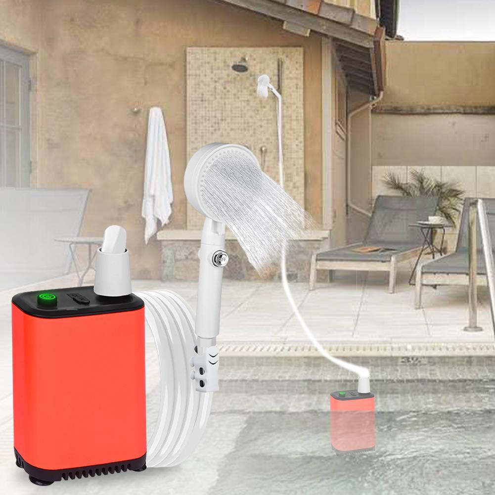 

Outdoor Camp Shower Digital Display Shower Pump IPX7 Waterproof Electric Shower Pump Rechargeable for Camping Hiking Traveling China Mainland