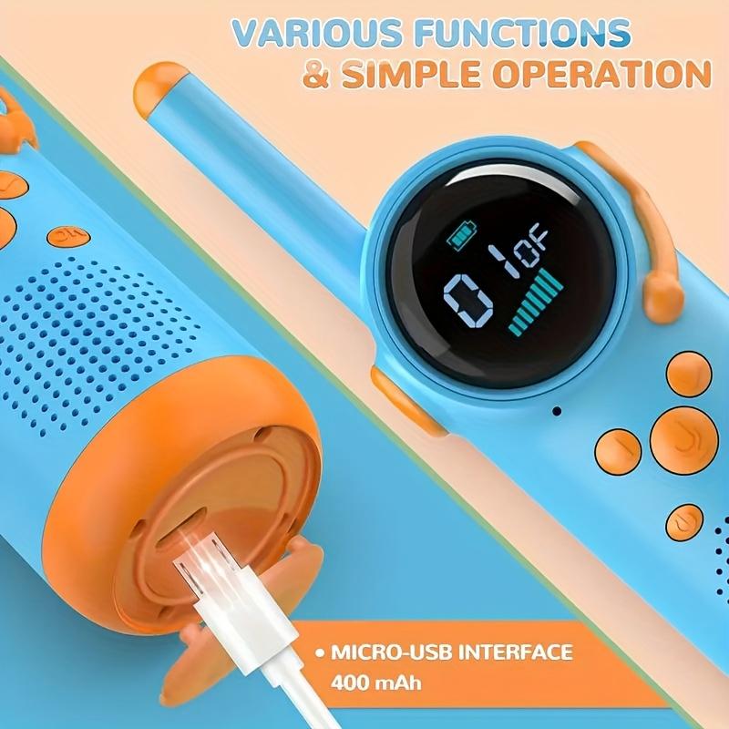 1 Pair of Children's Walkie-talkie, 22-channel Walkie-talkie, Clear Sound, Automatic Mute Function, Two-person Walkie-talkie