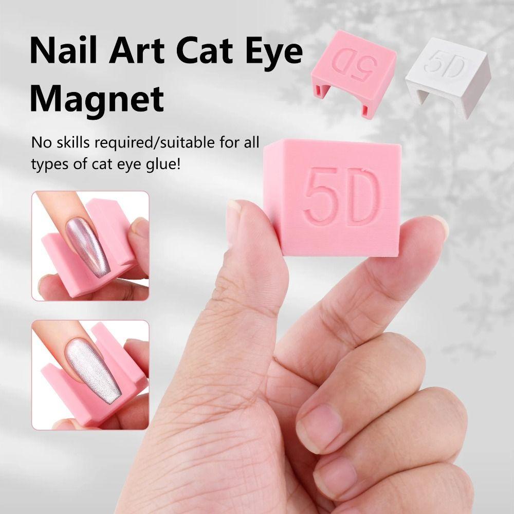 Starker Magnetischer Cat Eye Magnet U-förmiges Design Automatisches 5D Nagel DIY Werkzeug French Nails Herstellung