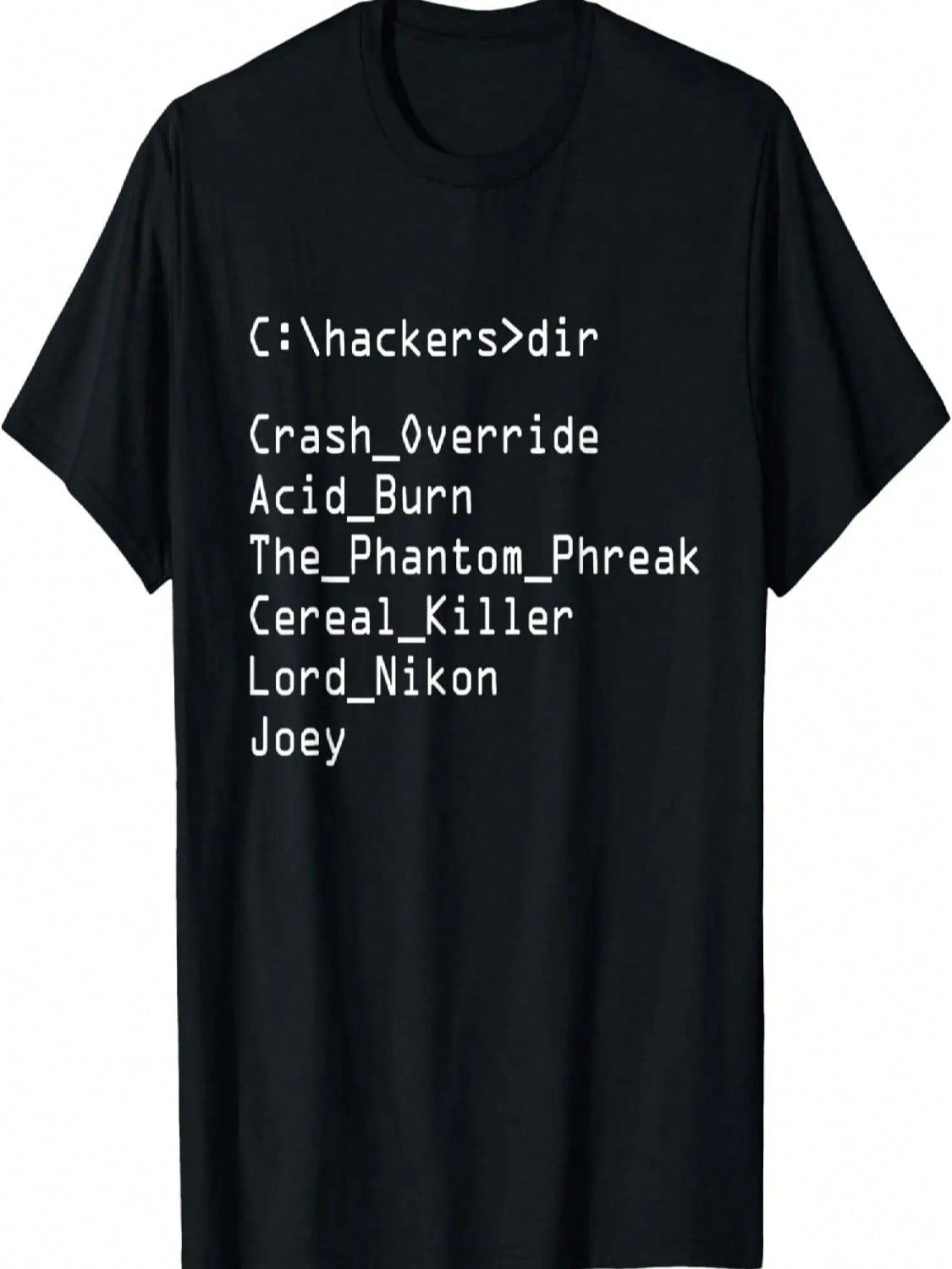 Hackers Movie - C- Cast Of Characters T-Shirt S разноцветный