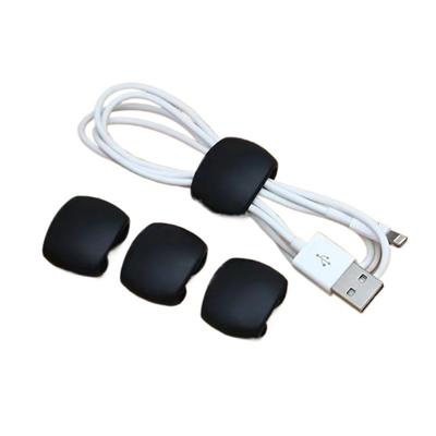 4 buc/set Organizator Cablu de Date, Legătură Cablu Căști, Clip de Fixare, Suport Cablu Linie Încărcător USB, Clipuri de Gestionare Organizator Birou
