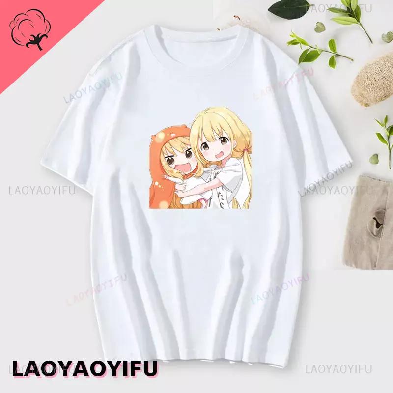 If You Work You Lose  Anzu Futaba Version TShirt New Kawaii Anime Cotton Tshirt Tees for Men Women Funny Cartoon Otaku Tshirt