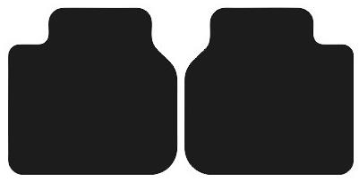 Rear Floor Mats For Alfa Romeo 155 Sedan 1995-1999
