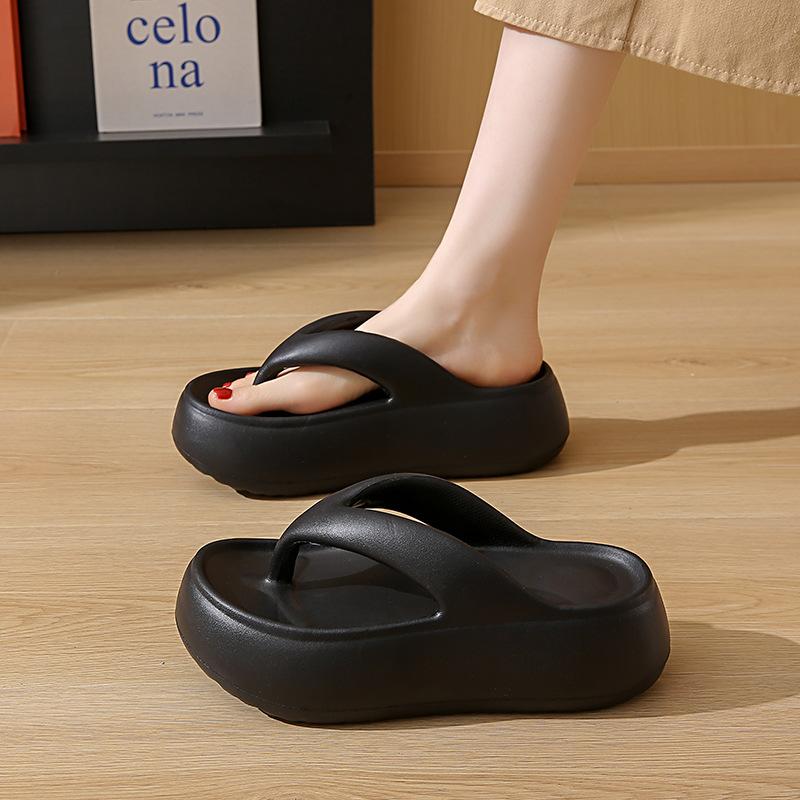 Nuove ciabatte da donna in EVA con suola spessa, infradito a infradito, da bagno antiscivolo, estive, da esterno, rialzanti, da mare, da spiaggia