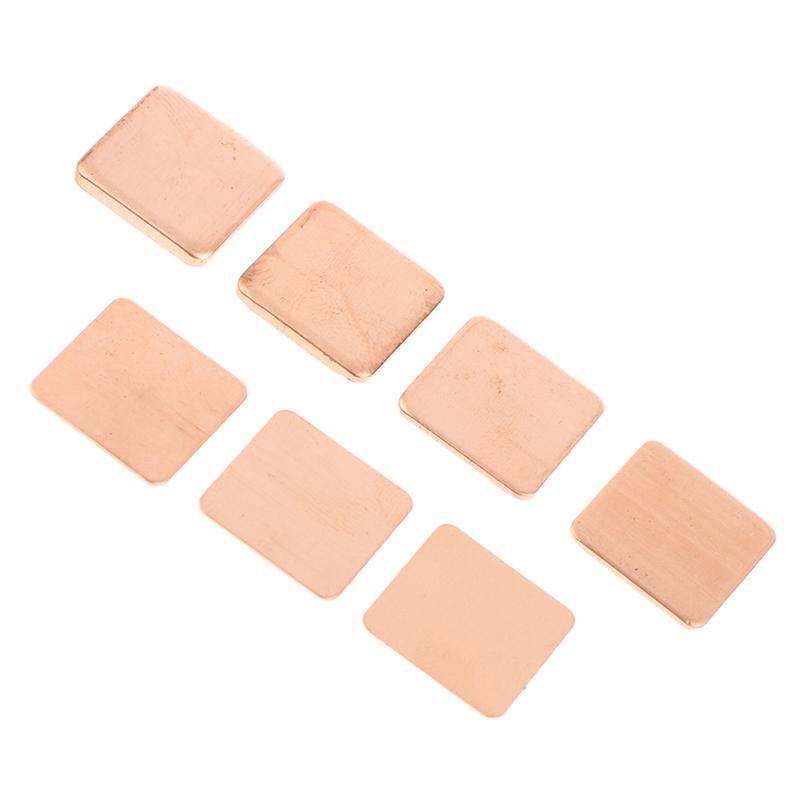 Buy 10Pcs Thermal Pads 15X15Mm Copper Gpu Thermal Pads Copper Shim