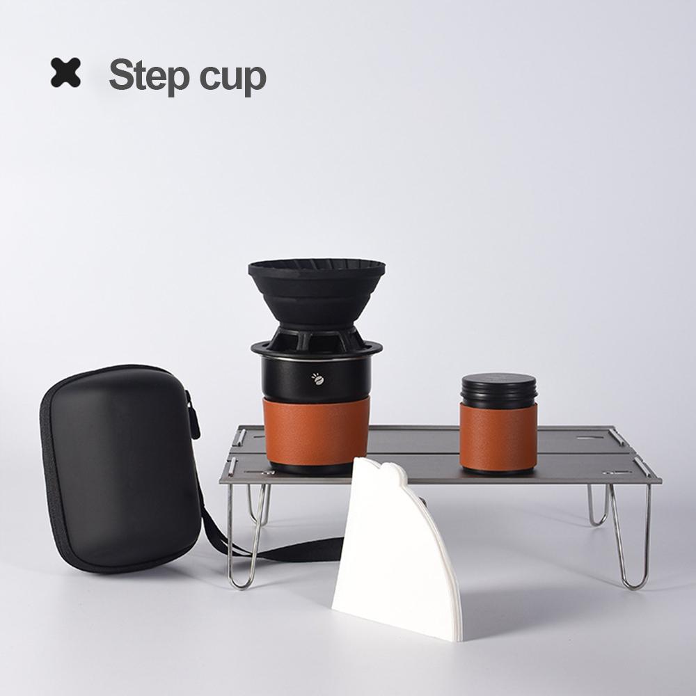 Travel Handmade Coffee Set Outdoor Car Camping Portable Cake Cup Silicone Filter Cup Entry Se