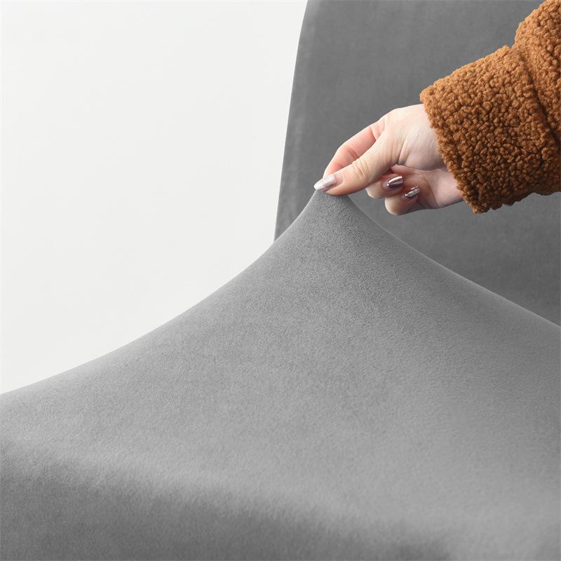 Fortykket Barstoltrekk Sølvrev Fløyel Fløyelsstoff Elastisk Hjem Hotell Klubb Barstoltrekk Stoltrekk