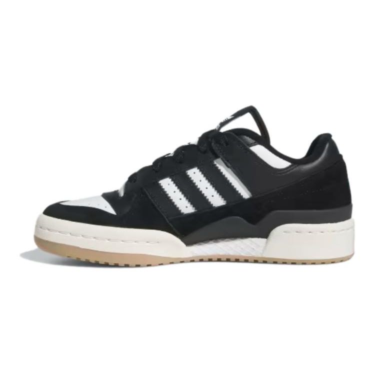 

adidas Forum Low Big Kid Black White Gum Kids Sneakers Core-Black Cloud-White Cream-White ID6862