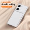 Lambskin Texture Soft Phone Case for OnePlus Nord 3 Nord3 5G Lens Protection Original Leather Plated Frame Shockproof Back Cover