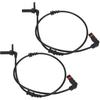 ABS Wheel Speed Sensor for Mercedes-Benz CLS550 Durable No.A2129050300 | Front Left Right ABS Speed Sensor 2 Pcs for Mercedes-Benz E350 E400 E550