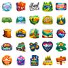 50 Outdoor Hiking Adventure Camping Camping Mountaineering Graffiti Stickers Decorative Luggage Notebook