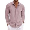 Camicia a maniche lunghe da uomo con colletto button-down   Camicia Camicia a maniche lunghe da uomo