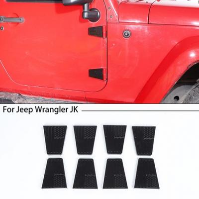 US Flag Exterior Door Hinge Cover Trim For Jeep Wrangler JK 2007-17 Accessories