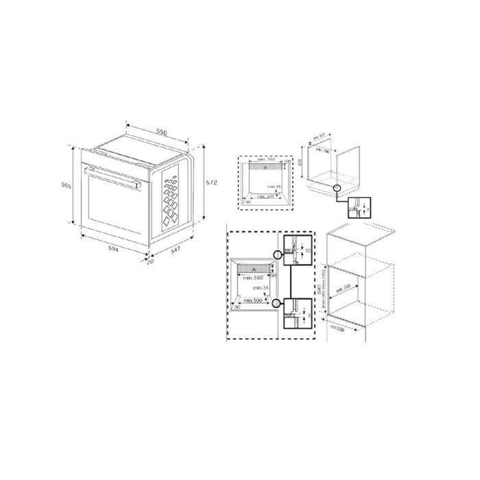 Four Emaillé Lisse BEKO BBIE12100XD