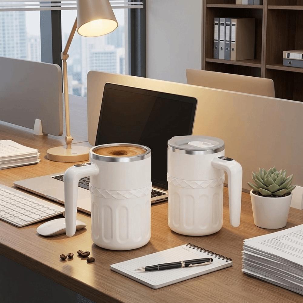 380ML Automatic Mixer Cup Rechargeable Electric Coffee Mug Self Stirring Coffee Mug Food-Safe Use