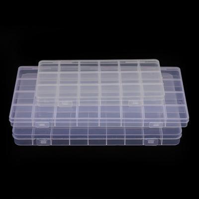 1 Stück Schmuck Ohrring Perle Schraubhalter Etui 18/32/36 Fach Kunststoff Transparent Aufbewahrungsbox Display Organizer Behälter