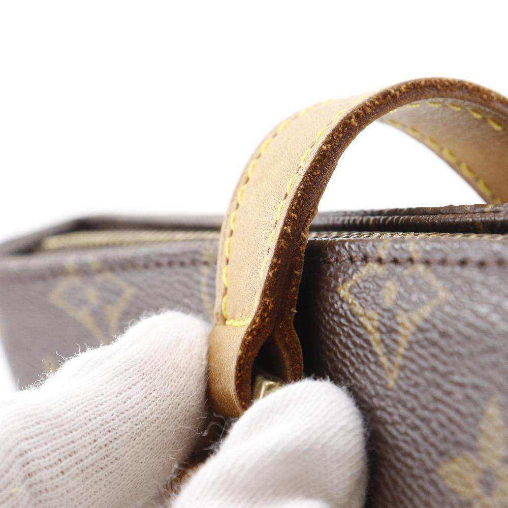 LOUIS VUITTON Hippo piano Tote Bag M51148 Brown Monogram canvas Women Used