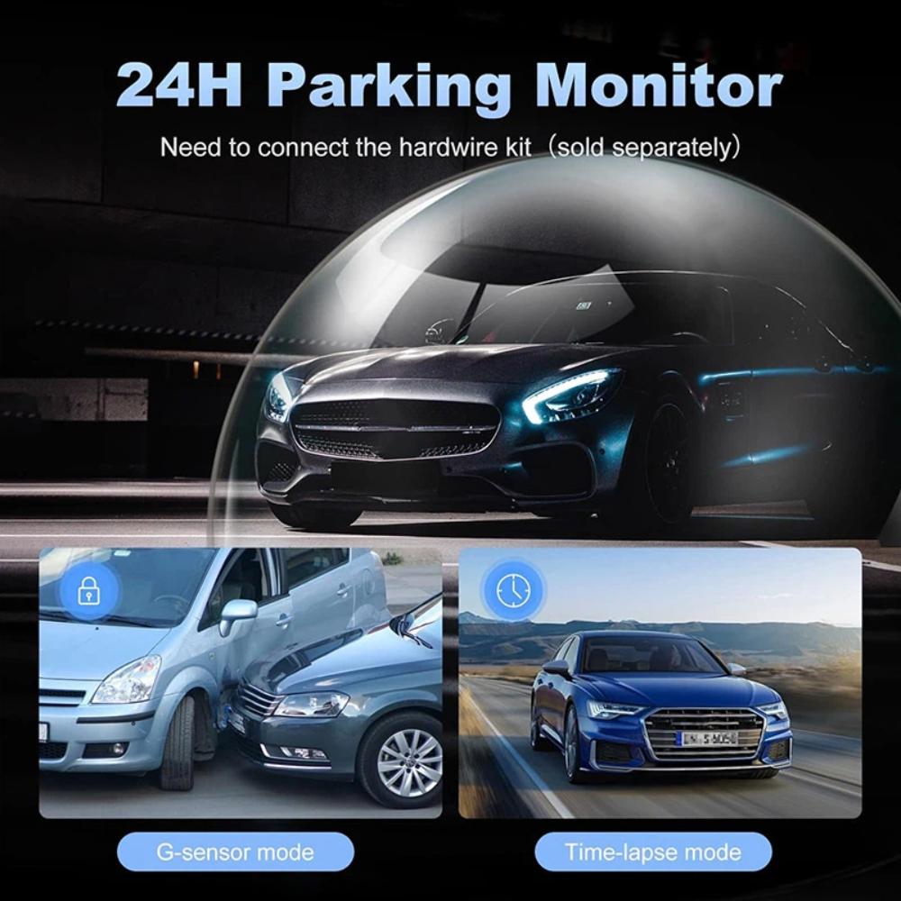 3/4-channel In-car Wifi/GPS Dashcam, HD 360-degree Panoramic Video Recording, 24 Hour Parking Monitoring, Car Accessories