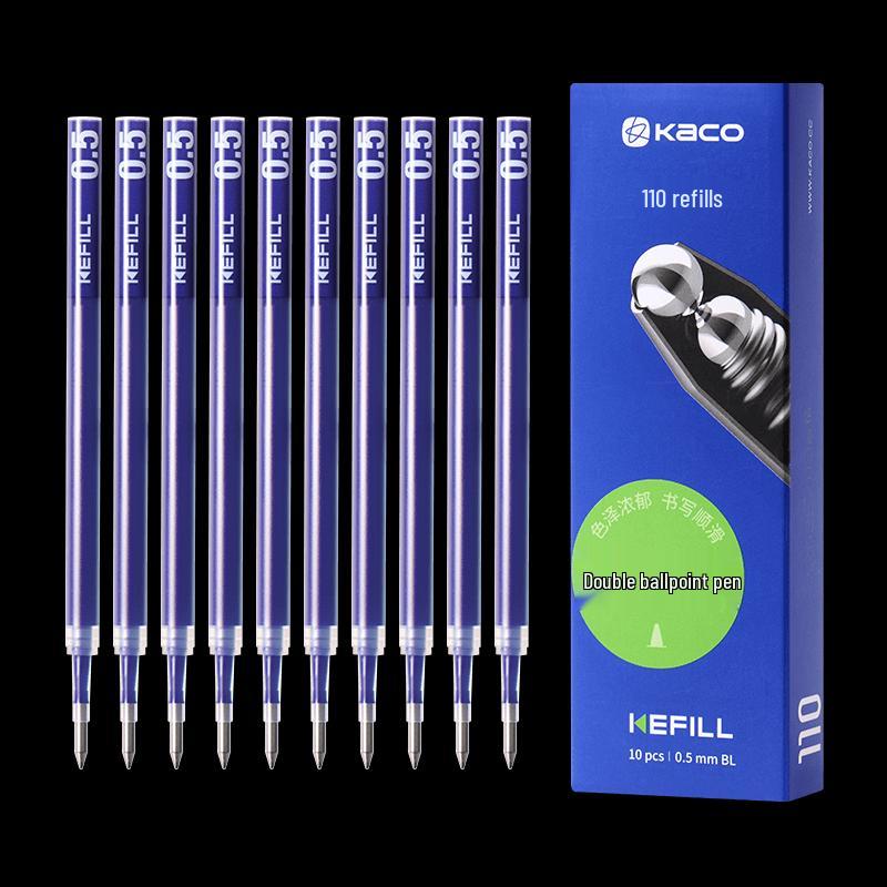 KACO A-spec 0.5mm Quick-Dry Gel Pen Refills (10-Pack)