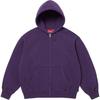 Supreme Cut Out Zip Up Hooded Sweatshirt Dark Purple