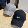 New dopamine bright color soft top baseball cap for men and women simple big head circumference wide brim showing face small sunshade cap
