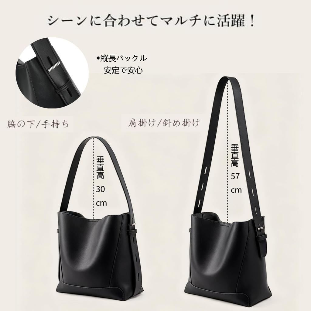 KMRHM Leather Shoulder Crossbody Shoulder Carry with Zipper Large Popular for 017 Women's Bag, 2-Way, Bag, Handbag, Bag, Bag, Pocket, Lightweight,