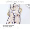 LumiSyne Skinny Silk Scarf with Floral and Pictorial Lightweight Satin Hair Bag Neck Silk Scarf for Commuting Women's Prints, Scarf, Accessory,