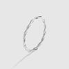 S925 Sterling Silver Candy Wrap Ring: Elegant Cold Style Tin Foil Design for Women, High-Sense Minimalist Luxury