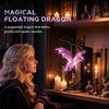 Dragon Culture Collectible Figurine Fantasy Bookshelf Lamp, Retro Flying Light, Magical Creature Bedroom Decor Creative Bookend Light for Library