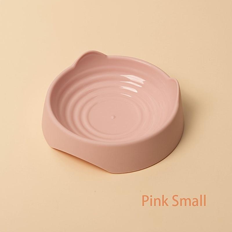 Cat Ear Shaped Cat Bowl, Plastic Cat Food Bowl Water Bowl Snack Basin, Pet Feeding Supplies
