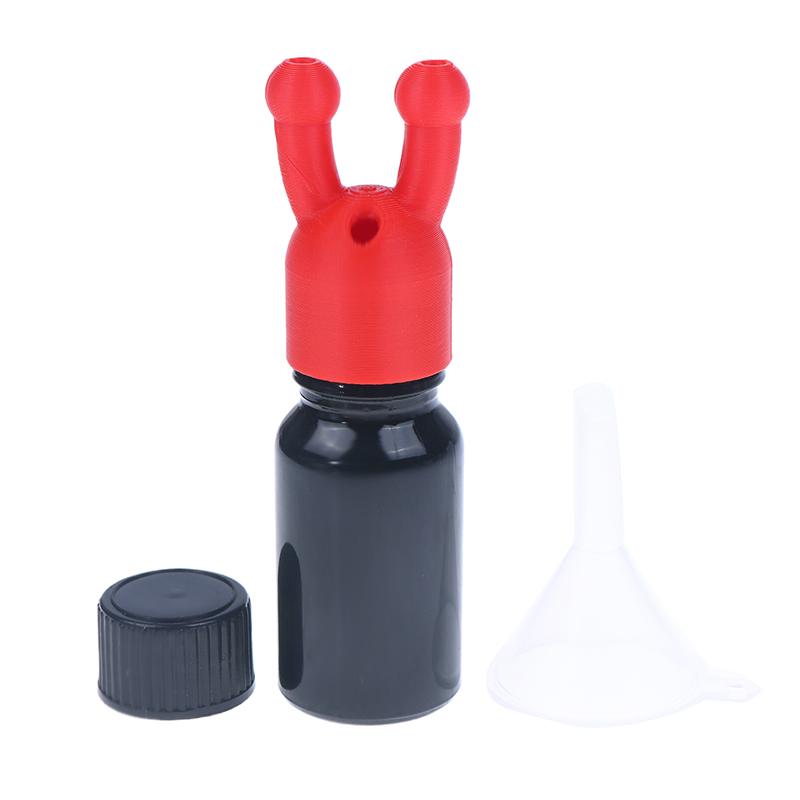 Auslaufsicherer Aroma Ätherisches Öl Inhalator Mini Ätherisches Öl und Parfüm Inhalator Spenderflasche Roter Verschluss Ätherisches Öl Inhalator