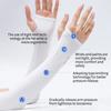 1 Pair of Women's Ice Silk Arm Sleeve Sports Sleeve Sun Protection Hand Cover Cooling Gloves For Running Fishing Bike