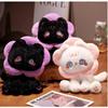 Cat Beauty Plush Toy Cute Cartoon Black And White Cat Perfect Gift For Girls