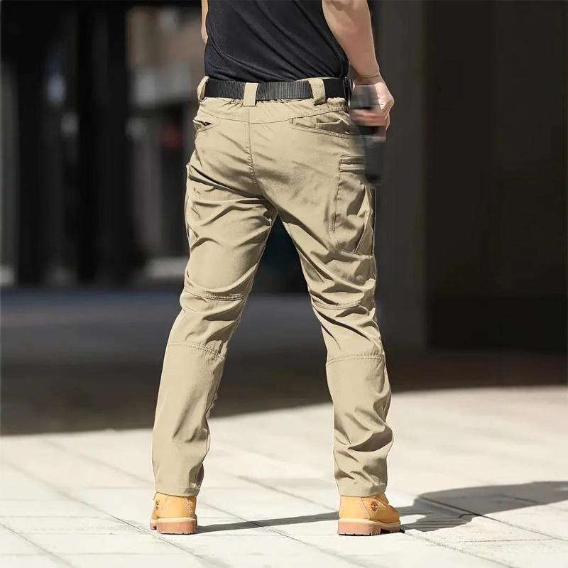 Tactical pants men's spring and summer new tooling pants outdoor function straight casual training pants 8