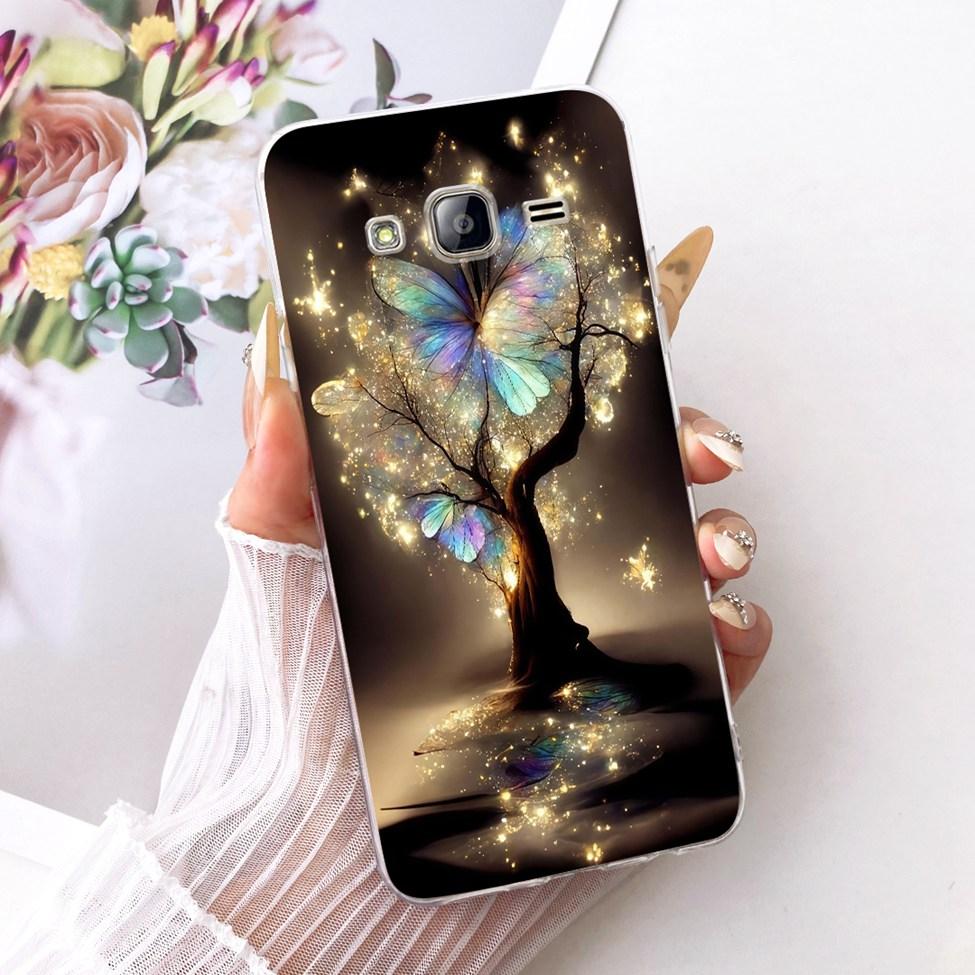 Clear For Samsung J3 2016 Case Cute Fashion Luxury Funny Cool Painted Casing For Samsung Galaxy J3 2016 J320A J320H J3109 J320FN