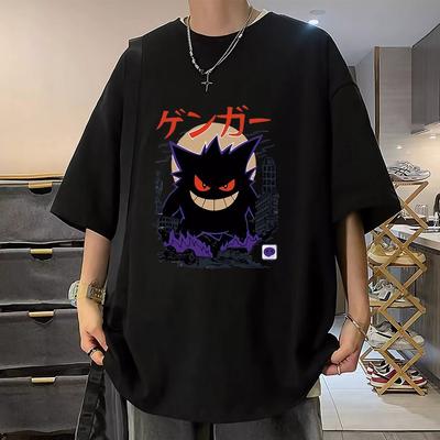 2026 New Edition Pokémon Japanese Anime ShortSleeved TShirt for Men Summer Loose Anime TShirt Shirt