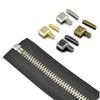 3 / 12 Paar 5# Reißverschluss Reparatur Zubehör Links und Rechts Stecker Basis Einzelöffnung Reißverschluss Reparaturteile für die Heimreparatur