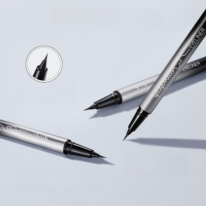 1Pc Slippery Waterproof Eyeliner, Long-lasting Waterproof, Non-smudging and Non-decolorizing, Big Eye Setting Eyeliner Pen