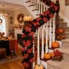 Halloween Autumn Maple Leaf Vine Wall Hanging Decoration