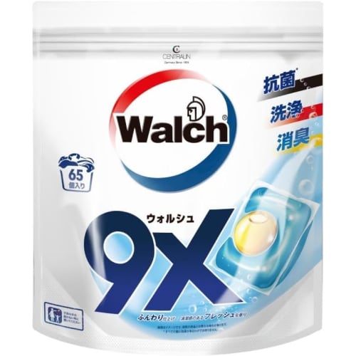 

Walch Gel Ball Laundry Detergent, Time-Saving, Antibacterial, Deodorizing, and Fabric Softener (65 Refills)