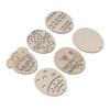 30Pcs Wooden Easter Pendant Assorted Eggs Style Durable Light Weight Wooden Cutouts with Pens Ropes for DIY Decoration