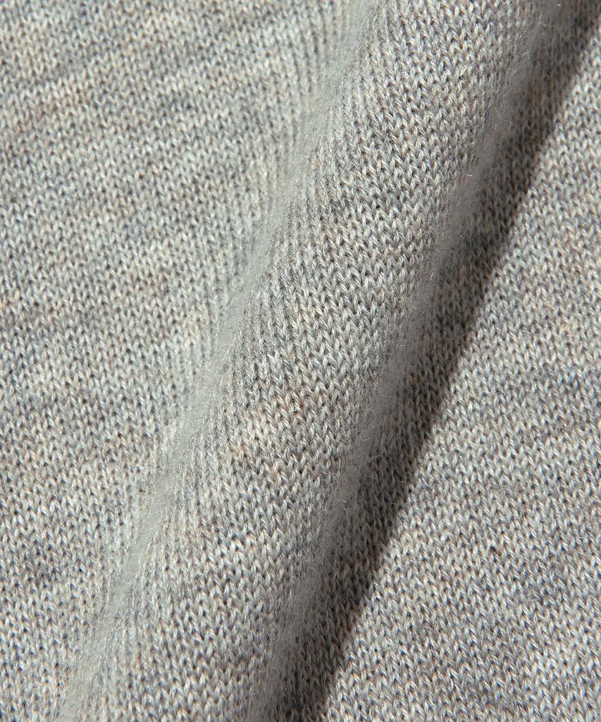 LEE Big Twitch Logo Linen Blend Knit Grey
