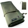 JIMENCE Grand Sheet 1000D 120 X 200cm Waterproof with Storage Bag, Solo Use (Olive)