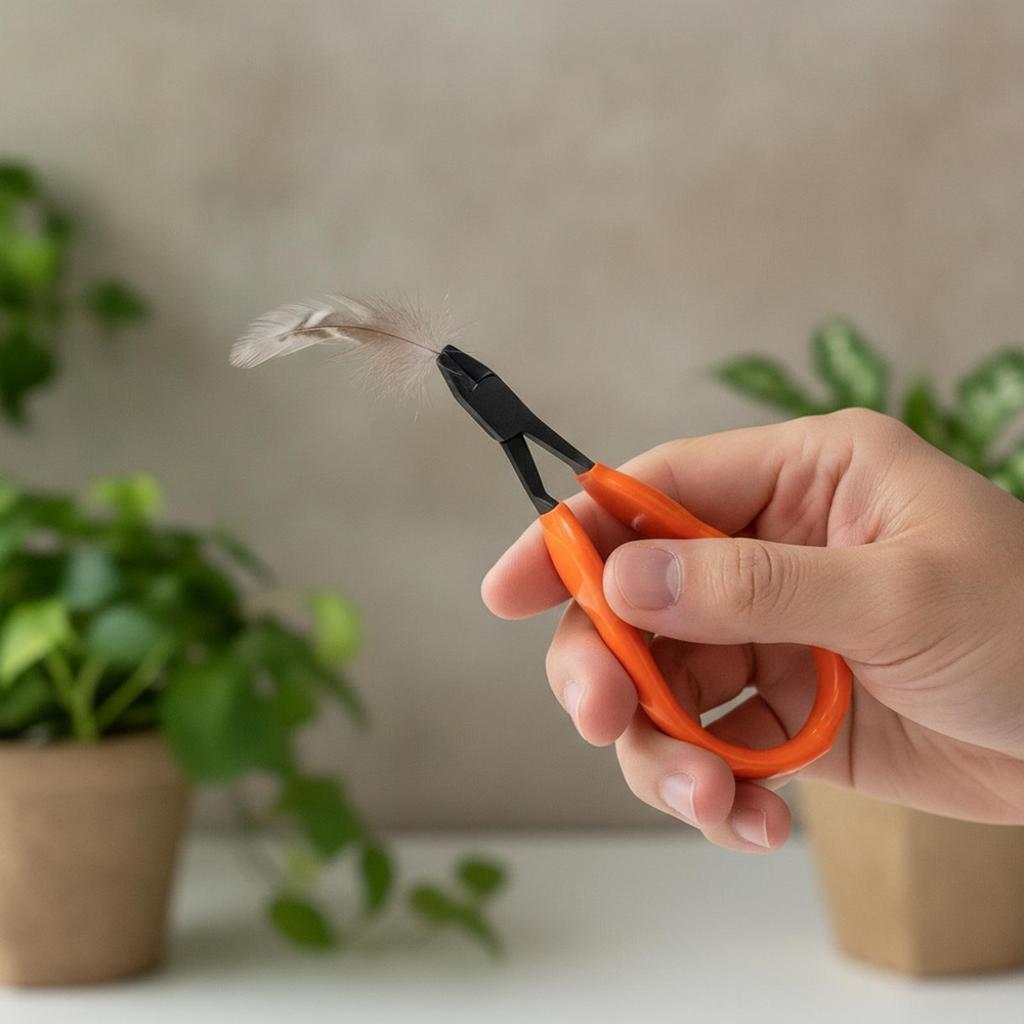Hackle Pliers NonSlip Fly Tying Lightweight for Anglers