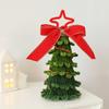 Creative Fabric Mini Christmas Tree Ornament DIY Christmas Twist Stick Household Small Desktop Ornament