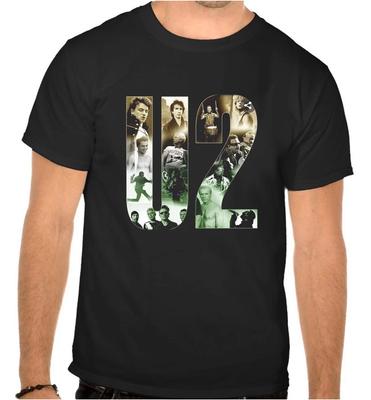 U2 U 2 Logo Musica Rock T-SHIRT NERA -1012-