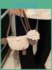 Wool Knit Cute Animal Crossbody Bag With Phone Pocket For Everyday Fashion