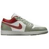 Air Jordan 1 Low Jade Horizon Men Sneakers White Sail Pure-Platinum 553558-133